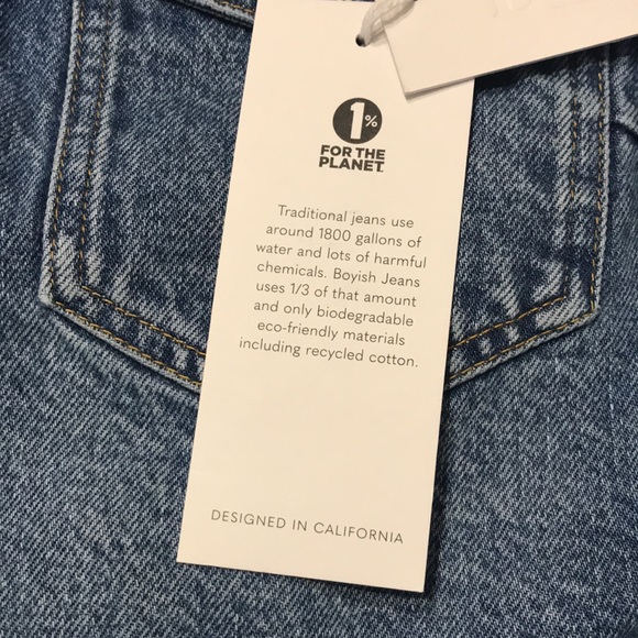 Boyish the Bruno Crop Jean Jacket in Gilda NEW WITH TAGS - Picture 10 of 16